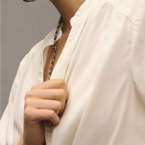 Cloth & Stone from Anthropologie Button Down Blouse Size XXS - Picture 4 of 8